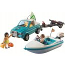 Surfer Pickup mit Speedboat