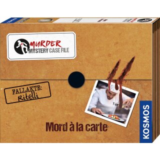 Murder Mystery Case File - Mord à la carte