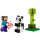 LEGO Minecraft Set: 21255 Hinterhalt am Netherportal, 21252 Die Waffenkammer & 30672 Steve mit Baby-Panda