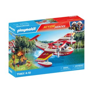 Feuerwehrflugzeug mit Löschfunktion