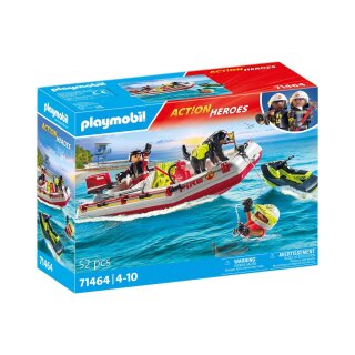 Feuerwehrboot mit Aqua Scooter