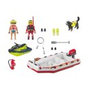 Feuerwehrboot mit Aqua Scooter