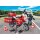 Feuerwehrmotorrad am Unfallort