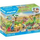 PLAYMOBIL 2er Set: 71442 Traktor mit Anhänger und Wassertank & 71443 Idyllischer Gemüsegarten bei den Großeltern
