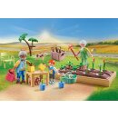 PLAYMOBIL 2er Set: 71442 Traktor mit Anhänger und Wassertank & 71443 Idyllischer Gemüsegarten bei den Großeltern