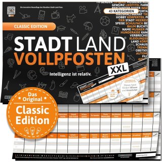 DENKRIESEN - STADT LAND VOLLPFOSTEN® - CLASSIC EDITION "Intelligenz ist relativ"