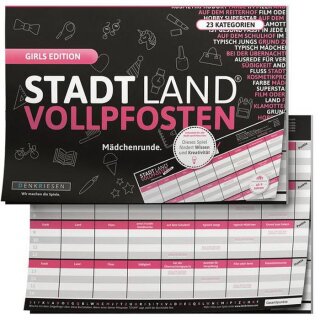 DENKRIESEN - STADT LAND VOLLPFOSTEN® - GIRLS EDITION "Mädchenrunde."