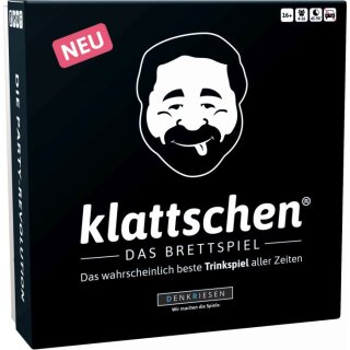 DENKRIESEN - klattschen® - Trinkspiel - DAS BRETTSPIEL "Das wahrscheinlich beste Trinkspiel aller Zeiten"