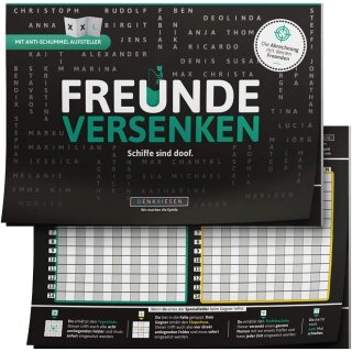 DENKRIESEN - FREUNDE VERSENKEN® "Schiffe sind doof" - Schiffe versenken neu aufgelegt