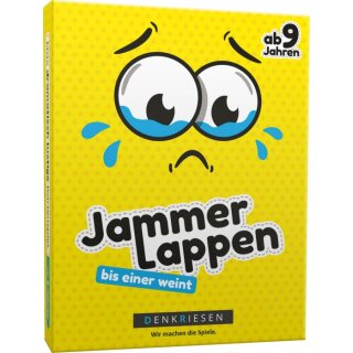 DENKRIESEN - JAMMERLAPPEN® - Das dramatisch lustige Kartenspiel - "bis einer weint"