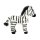 Zebra 25 cm