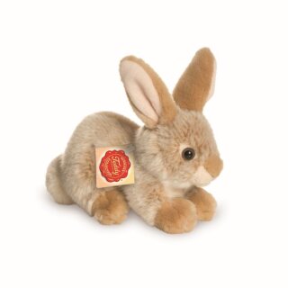 Hase sitzend, beige, ca. 18 cm