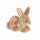 Hase sitzend, beige, ca. 18 cm