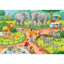 Puzzle Ein Tag im Zoo 2 X 24 Teile