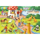 Puzzle Ein Tag im Zoo 2 X 24 Teile