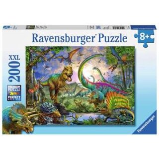 Ravensburger Kinderpuzzle - 12718 Im Reich der Giganten - Dinosaurier-Puzzle für Kinder ab 8 Jahren, mit 200 Teilen im