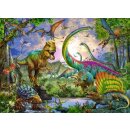 Ravensburger Kinderpuzzle - 12718 Im Reich der Giganten - Dinosaurier-Puzzle für Kinder ab 8 Jahren, mit 200 Teilen im