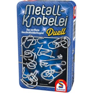 Metall-Knobelei Mitbringspiel in der Metalldose