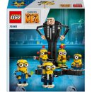 Gru und die Minions aus LEGO® Steinen