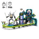 Achterbahn mit Roboter-Mech