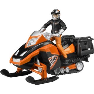 Bruder 63101 Snowmobil mit Fahrer und Ausstattung