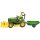 Bruder 62104 bworld John Deere Aufsitzrasenmäher mit Anhänger