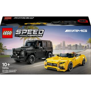 LEGO Speed Champions Set: 76924 Mercedes-AMG G 63 & Mercedes-AMG SL 63 & 30683 Polybag