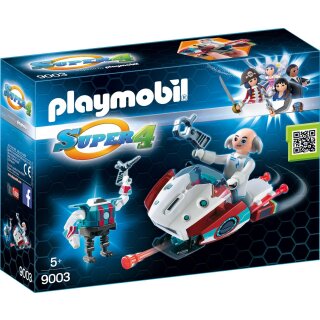Skyjet mit DR X Und Roboter