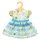 Kleid "Blumenmeer", Gr. 35-45 cm