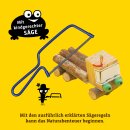 Outdoor Saegen und Gestalten