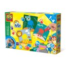 My first – Fingerfarbe Handabdruck Tiere