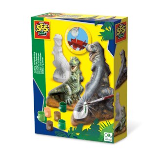 Gießen und anmalen Dinosaurier