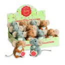 Plüschmaus, 11 cm, sortiert in verschiedenen Farben