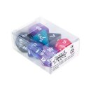 Würfel Perlmutt Fantasy Set gemischt