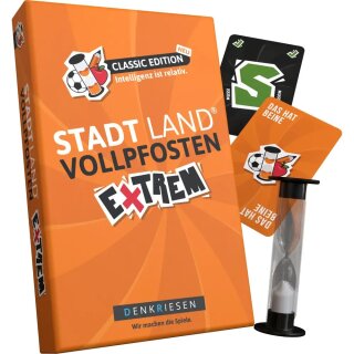 Stadt Land Vollpfosten Classic Edition – Intelligenz ist relativ. | Extrem
