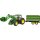 Bruder 03155 John Deere 7R 350 mit Frontlader und Tandemachstransportanhänger