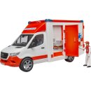 Bruder 02676 MB Sprinter Ambulanz mit Fahrer und Light +...