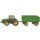 SIKU 1953 Traktor mit Anhänger 1:50