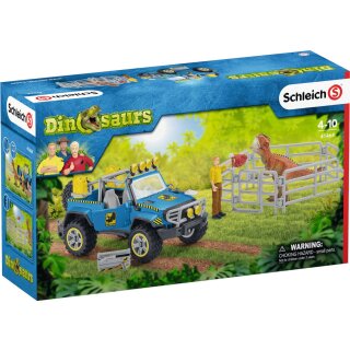 Geländewagen mit Dino Aussenposten