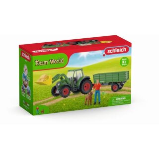 Schleich FW Traktor mit Anhänger  Set
