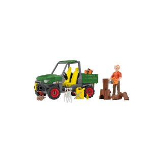 Schleich FW Waldbauer mit Fahrzeug Set