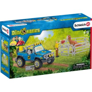 Gelaendewagen mit Dino-Aussen