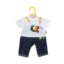 Dolly Moda Jeanshose+Shirt Sterne 43