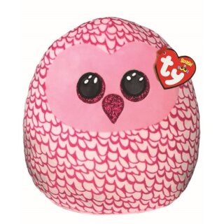 Pinky Eule - Squish-A-Boo - Plüschkissen 25 cm