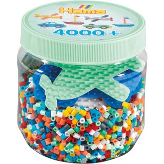 Hama Dose mit 4000 Perlen und Stiftplatten (12)