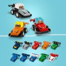 F1® Team Rennautos mit Rennfahrern