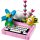 Schreibmaschine mit Blumen
