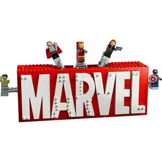 MARVEL Logo & Minifiguren