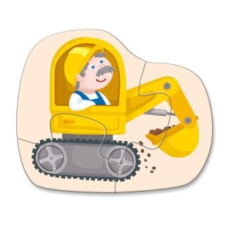 4 erste Puzzles - Baustelle