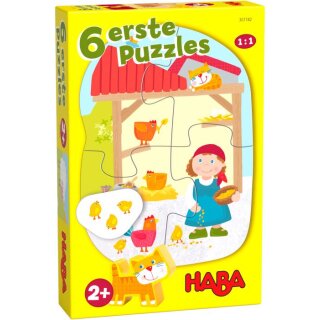 6 erste Puzzles - Bauernhof